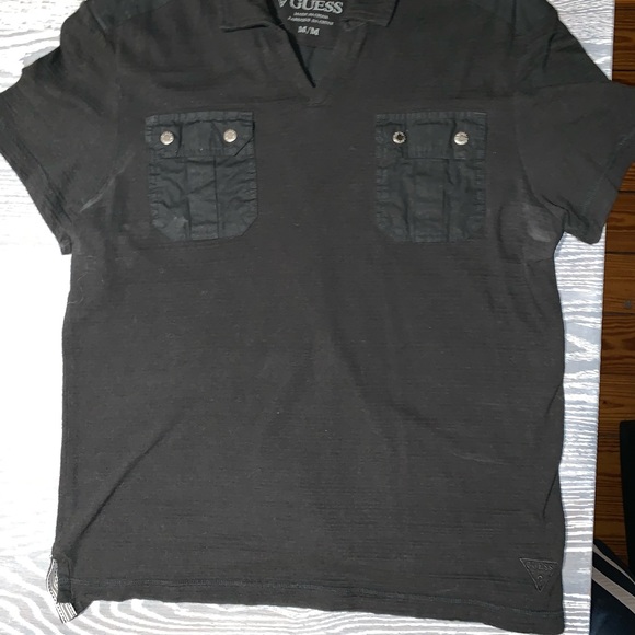 Guess V-Neck Polo - Picture 2 of 4